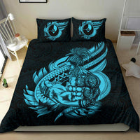 Polynesian Bedding Set - Yap Duvet Cover Set Father And Son Emerald - Polynesian Pride