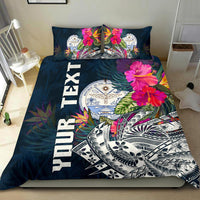 Marshall Island Custom Personalised Bedding Set - Summer Vibes Blue - Polynesian Pride