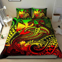 Polynesian Wallis and Futuna Bedding Set - Reggae Shark Polynesian Tattoo - Polynesian Pride