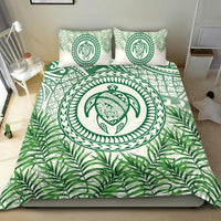 Hawaii Bedding Set - Hawaii Turtle Polynesian Palm Tree Leaf Bedding Set - Polynesian Pride