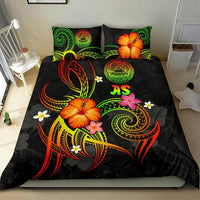 American Samoa Polynesian Bedding Set - Legend of American Samoa (Reggae) - Polynesian Pride