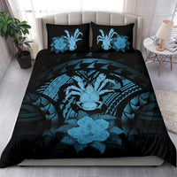 Tonga Duvet Cover Set - Tonga Coat Of Arms & Reggae Hibiscus - Polynesian Pride