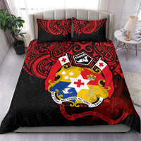 Tonga Polynesian Duvet Cover Set - Tongan Pride RED - Polynesian Pride