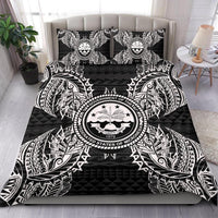 Polynesian Bedding Set - Federated States Of Micronesian Duvet Cover Set Map Black Black - Polynesian Pride