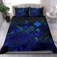 Polynesian Bedding Set - Wallis And Futuna Duvet Cover Set Blue Color - Polynesian Pride