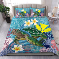 Hawaii Bedding Set - Hawaii Turtle Sea Coral Polynesian Bedding Set - Polynesian Pride