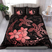 Hawaii Polynesian Turtle Plumeria Bedding Set - Pog Style Red - Polynesian Pride