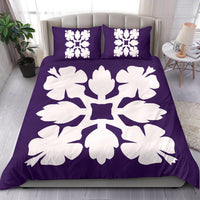 Hawaiian Bedding Set Royal Pattern - Purple - C1 Style - Polynesian Pride