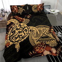 Polynesian Duvet Cover Set - American Samoa Duvet Cover Set Turtle Lucky - Polynesian Pride