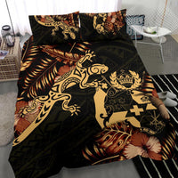 Polynesian Duvet Cover Set - Tonga Duvet Cover Set Lizrad Lucky - Polynesian Pride