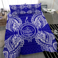Polynesian Bedding Set - Palau Duvet Cover Set Map Blue - Polynesian Pride
