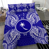 Polynesian Bedding Set - Chuuk Duvet Cover Set Map Blue - Polynesian Pride