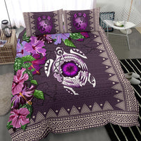 Polynesian Duvet Cover Set - Tonga Bedding Set Turtle Hibiscus - Polynesian Pride