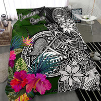 American Somoa Bedding Set - Turtle Plumeria Banana Leaf - Polynesian Pride