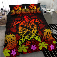 Hawaii Bedding Set - Hawaii Turtle Polynesian Red Bedding Set - Kuly Style - Polynesian Pride