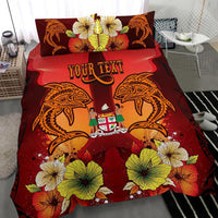 Fiji Custom Personalised Bedding Sets - Tribal Tuna Fish - Polynesian Pride
