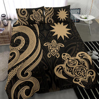 Nauru Bedding Set - Gold Tentacle Turtle - Polynesian Pride
