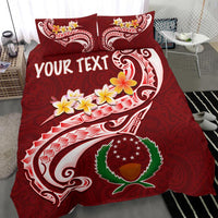 Pohnpei Personalised Bedding Set - Pohnpei Seal Polynesian Patterns Plumeria - Polynesian Pride