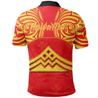 Hawaiian Kanaka Polo Shirt Mauna Kea Demodern - Polynesian Pride