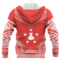 Austral Islands Polynesian Chief Custom Hoodie Flag Version Unisex Blue - Polynesian Pride