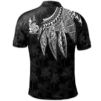 Wallis and Futuna Polo Polynesian Wings White - Polynesian Pride