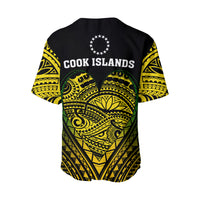 Cook Islands Pattern Baseball Jersey Always In My Heart LT13 - Polynesian Pride