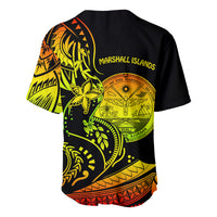 (Custom Personalised) Marshall Islands Baseball Jersey Proud Seal Star Version Reggae LT13 - Polynesian Pride