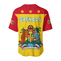 Grenada Baseball Jersey Power Grenada Mix Coat of Arms LT13 - Polynesian Pride