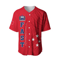 F.A.S.T Samoa Baseball Jersey We Ready Polynesian Samoan LT13 - Polynesian Pride