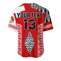 (Custom Text and Number) Tonga Rugby Baseball Jersey Kupesi Ngatu Mate Maa Tonga LT13 - Polynesian Pride
