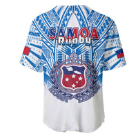 Samoa Rugby Baseball Jersey Toa Samoa Polynesian Pacific White Version LT14 - Polynesian Pride
