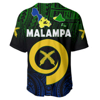 Malampa Province Baseball Jersey Native Canoe Mix Vanuatu Pig Tusk Black Version LT14 - Polynesian Pride