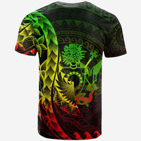 Cook Islands T Shirt Polynesian Pattern Style Reggae Color - Polynesian Pride