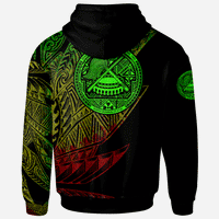 American Samoa Hoodie Legends Are Born In Reggae Color - Polynesian Pride