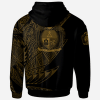 Nauru Hoodie Legends Are Born In Gold Color - Polynesian Pride