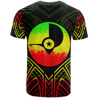 Yap State T Shirt Yap State Seal Tribal Reggae Color Patterns - Polynesian Pride