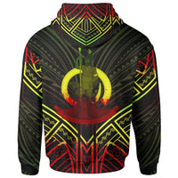 Vanuatu Hoodie Vanuatu Seal Reggae Tribal Patterns - Polynesian Pride