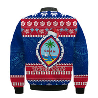 (Custom Personalised) Guam Christmas Bomber Jacket Guaman Seal Polynesian Felis Pusgua Ver.04 LT14 - Polynesian Pride
