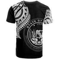 Hawaii Custom T Shirt Hawaii Tatau White Patterns - Polynesian Pride