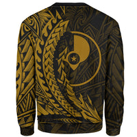Yap Sweatshirt - Wings Style Gold Color - Polynesian Pride
