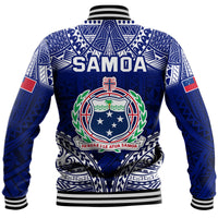 Samoa Coat Of Arms Baseball Jacket Polynesian Pattern LT9 - Polynesian Pride