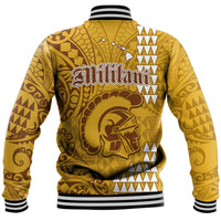 Hawaii Mililani High School Baseball Jacket Tribal Kakau LT9 - Polynesian Pride