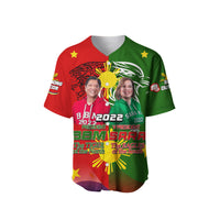 (Custom Personalised)Philippines Baseball Shirt BBM AND SARA 2022 LT6 - Polynesian Pride