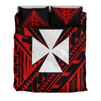 Wallis et Futuna Bedding Set Happy Independence Day LT9 - Polynesian Pride