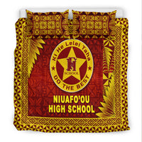 Tonga Niuafo'ou High School Bedding Set Simplified Version LT8 - Polynesian Pride