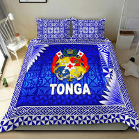 Tonga Coat Of Arms Bedding Set Simplified Version - Blue LT8 - Polynesian Pride
