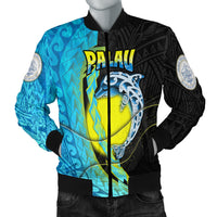 Palau Independence Day Men's Bomber Jacket Special Style LT16 - Polynesian Pride
