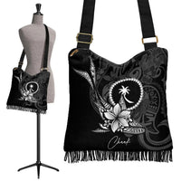 Chuuk State Boho Handbag - Fish With Plumeria Flowers Style - Polynesian Pride