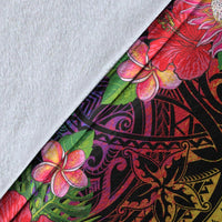 Chuuk State Premium Blanket - Tropical Hippie Style - Polynesian Pride