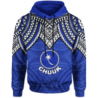 Chuuk Hoodie Micronesian Pattern Armor Style - Polynesian Pride